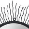 vidaXL - Tuin - wandspiegel - sunburst - 80 - cm - zwart