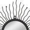 vidaXL - Tuin - wandspiegel - sunburst - 80 - cm - zwart
