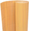 vidaXL - Tuinafscheiding - dubbelzijdig - 110x300 - cm - geel