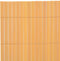 vidaXL - Tuinafscheiding - dubbelzijdig - 110x300 - cm - geel