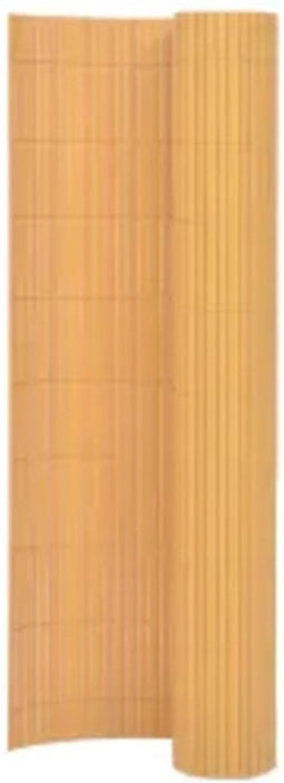 vidaXL - Tuinafscheiding - dubbelzijdig - 110x500 - cm - geel