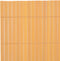 vidaXL - Tuinafscheiding - dubbelzijdig - 110x500 - cm - geel