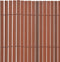 vidaXL - Tuinafscheiding - dubbelzijdig - 90x300 - cm - PVC - bruin