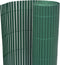 vidaXL - Tuinafscheiding - dubbelzijdig - 90x300 - cm - PVC - groen