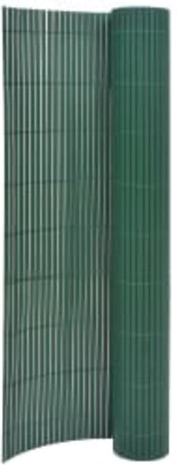 vidaXL - Tuinafscheiding - dubbelzijdig - 90x400 - cm - groen