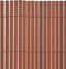 vidaXL - Tuinafscheiding - dubbelzijdig - 90x500 - cm - PVC - bruin