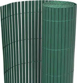 vidaXL - Tuinafscheiding - dubbelzijdig - 90x500 - cm - PVC - groen