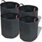 vidaXL - Tuinafval - zak - Groen - 272L - 150 - g/vierkante - meter - (4 - stuks)