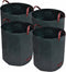 vidaXL - Tuinafval - zak - Groen - 272L - 150 - g/vierkante - meter - (4 - stuks)