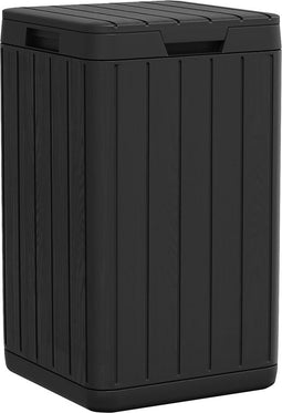 vidaXL - Tuinafvalbak - 38x38x65 - cm - polypropeen - antracietkleurig