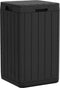 vidaXL - Tuinafvalbak - 38x38x65 - cm - polypropeen - antracietkleurig