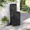 vidaXL - Tuinafvalbak - 38x38x65 - cm - polypropeen - antracietkleurig