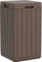 vidaXL - Tuinafvalbak - 38x38x65 - cm - polypropeen - bruin
