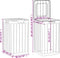 vidaXL - Tuinafvalbak - 38x38x65 - cm - polypropeen - bruin