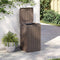 vidaXL - Tuinafvalbak - 38x38x65 - cm - polypropeen - bruin