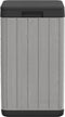 vidaXL - Tuinafvalbak - 38x38x65 - cm - polypropeen - grijs