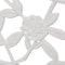 vidaXL - Tuinbank - 100 - cm - gietaluminium - wit