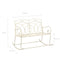 vidaXL - Tuinbank - 104 - cm - ijzer - antiekwit