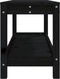 vidaXL - Tuinbank - 108x35x45 - cm - massief - grenenhout - zwart