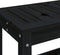 vidaXL - Tuinbank - 108x35x45 - cm - massief - grenenhout - zwart