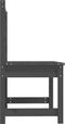 vidaXL - Tuinbank - 109 - cm - massief - grenenhout - grijs