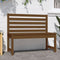 vidaXL - Tuinbank - 109 - cm - massief - grenenhout - honingbruin