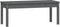 vidaXL - Tuinbank - 109x44x45 - cm - massief - grenenhout - grijs