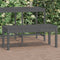 vidaXL - Tuinbank - 109x44x45 - cm - massief - grenenhout - grijs