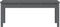 vidaXL - Tuinbank - 109x44x45 - cm - massief - grenenhout - grijs
