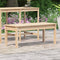 vidaXL - Tuinbank - 109x44x45 - cm - massief - grenenhout