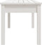 vidaXL - Tuinbank - 109x44x45 - cm - massief - grenenhout - wit