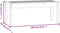 vidaXL - Tuinbank - 109x44x45 - cm - massief - grenenhout - wit