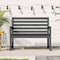 vidaXL - Tuinbank - 109x48x91,5 - cm - massief - grenenhout - grijs
