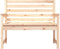 vidaXL - Tuinbank - 109x48x91,5 - cm - massief - grenenhout