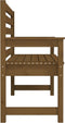 vidaXL - Tuinbank - 109x48x91,5 - cm - massief - grenenhout - honingbruin