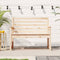 vidaXL - Tuinbank - 109x48x91,5 - cm - massief - grenenhout