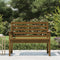 vidaXL - Tuinbank - 109x48x91,5 - cm - massief - grenenhout - honingbruin