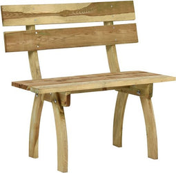 vidaXL - Tuinbank - 110 - cm - geïmpregneerd - grenenhout
