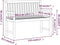vidaXL - Tuinbank - 110 - cm - massief - acaciahout