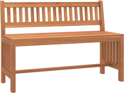 vidaXL - Tuinbank - 110 - cm - massief - eucalyptushout