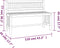 vidaXL - Tuinbank - 110 - cm - massief - eucalyptushout