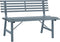 vidaXL - Tuinbank - 110 - cm - staal - grijs