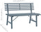 vidaXL - Tuinbank - 110 - cm - staal - grijs