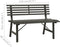 vidaXL - Tuinbank - 110 - cm - staal - zwart