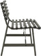vidaXL - Tuinbank - 110 - cm - staal - zwart