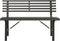 vidaXL - Tuinbank - 110 - cm - staal - zwart