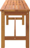 vidaXL - Tuinbank - 110x35x45 - cm - massief - acaciahout