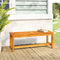 vidaXL - Tuinbank - 110x35x45 - cm - massief - acaciahout