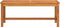 vidaXL - Tuinbank - 110x35x45 - cm - massief - acaciahout