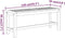 vidaXL - Tuinbank - 110x35x45 - cm - massief - acaciahout
